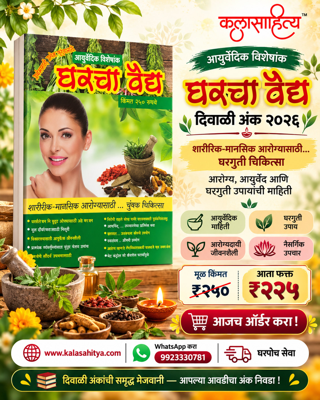Gharacha Vaidya Diwali Ank 2026 | घरचा वैद्य दिवाळी अंक २०२६ | Marathi Diwali Ank