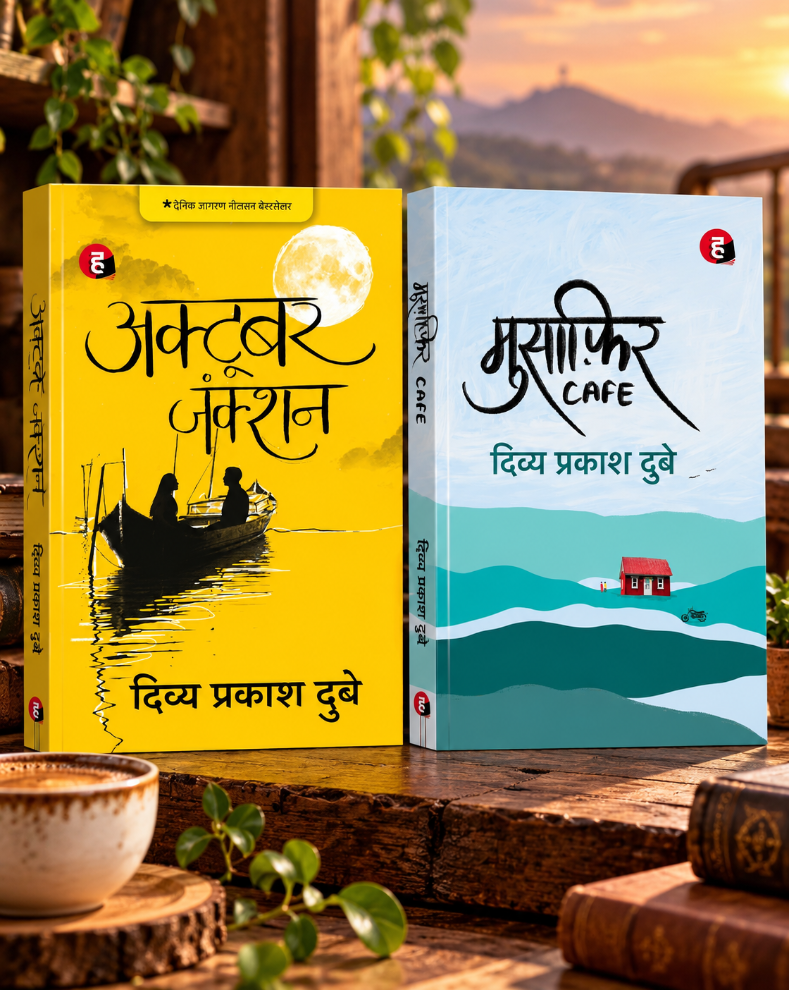 Musafir Cafe और October Junction Hindi Edition Combo – प्यार, दोस्ती, रिश्तों और जिंदगी की तलाश पर आधारित दो हिंदी उपन्यासों का सेट