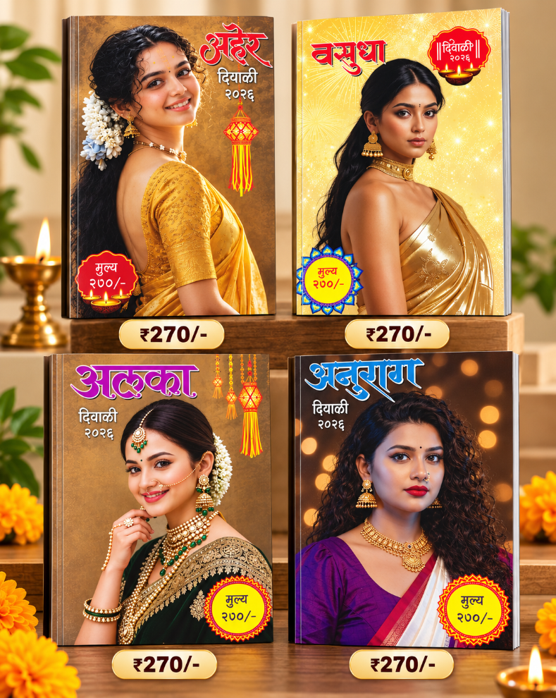 Alka + Anurag + Vasudha + Aher Diwali Ank Combo 2026 | अलका अनुराग वसुधा अहेर विशेष संच