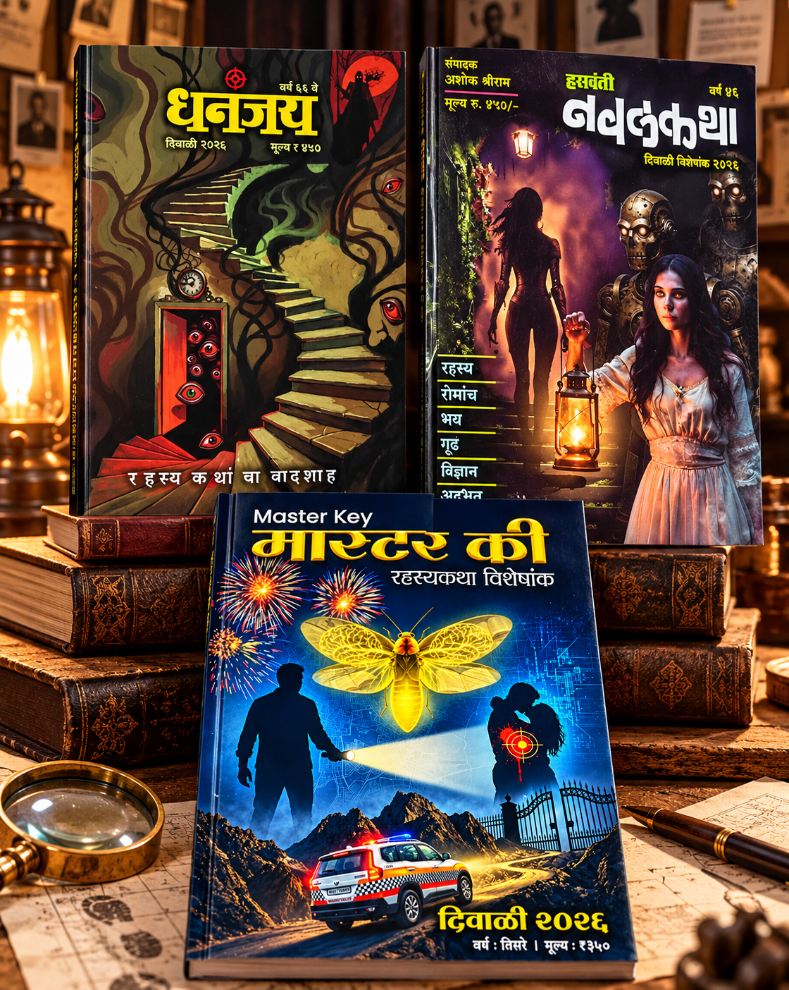 Top 3 Horror Diwali Ank Combo 2026 | Dhananjay, Master Key & Hasavanti | रहस्यमय दिवाळी अंकांचा संच