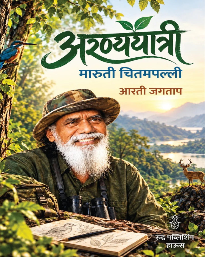 अरण्ययात्री मारुती चितमपल्ली – आरती जगताप | मारुती चितमपल्ली यांचे जीवन, निसर्गप्रेम आणि वन्यजीवनावरील मराठी चरित्रात्मक पुस्तक